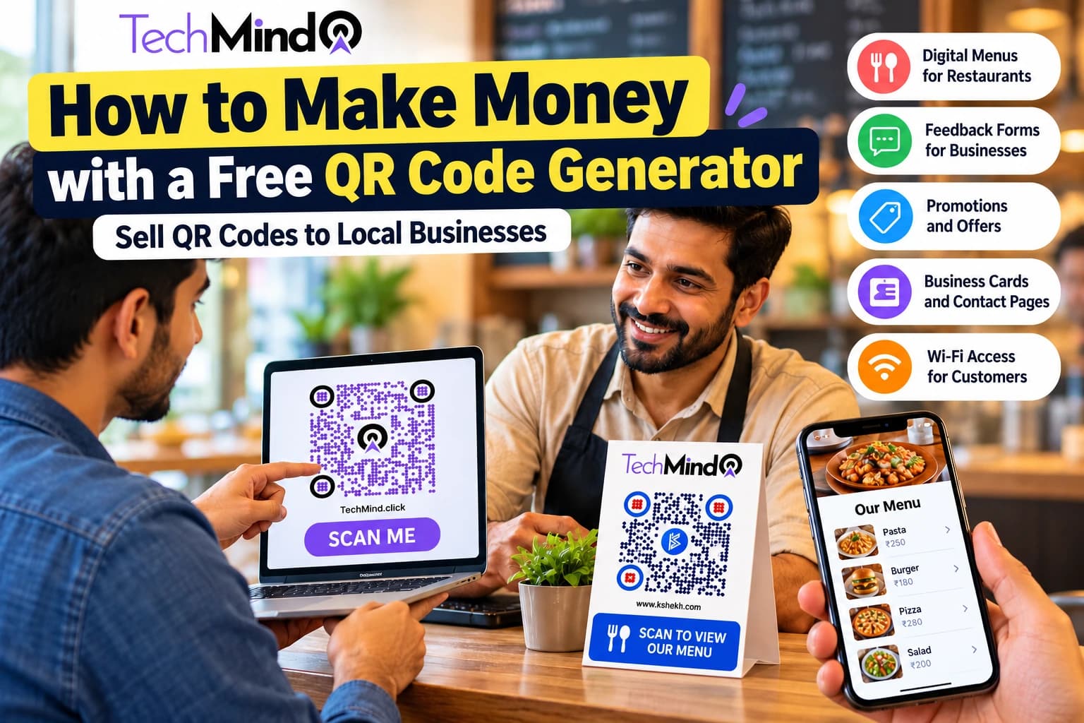 How to Make Money with a Free QR Code Generator — Sell QR Codes to Local Businesses