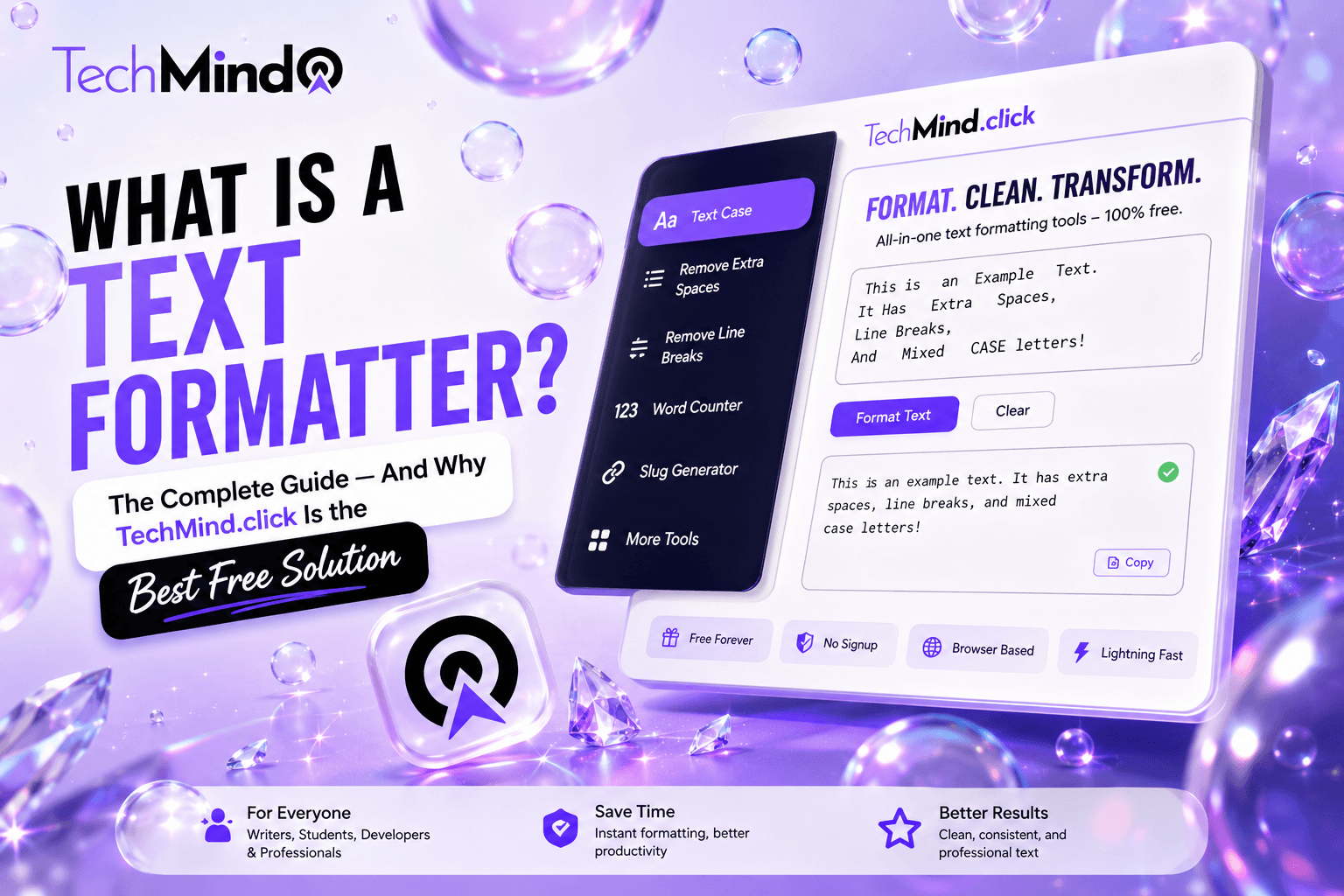 What Is a Text Formatter? The Complete Guide — And Why TechMind.click Is the Best Free Solution
