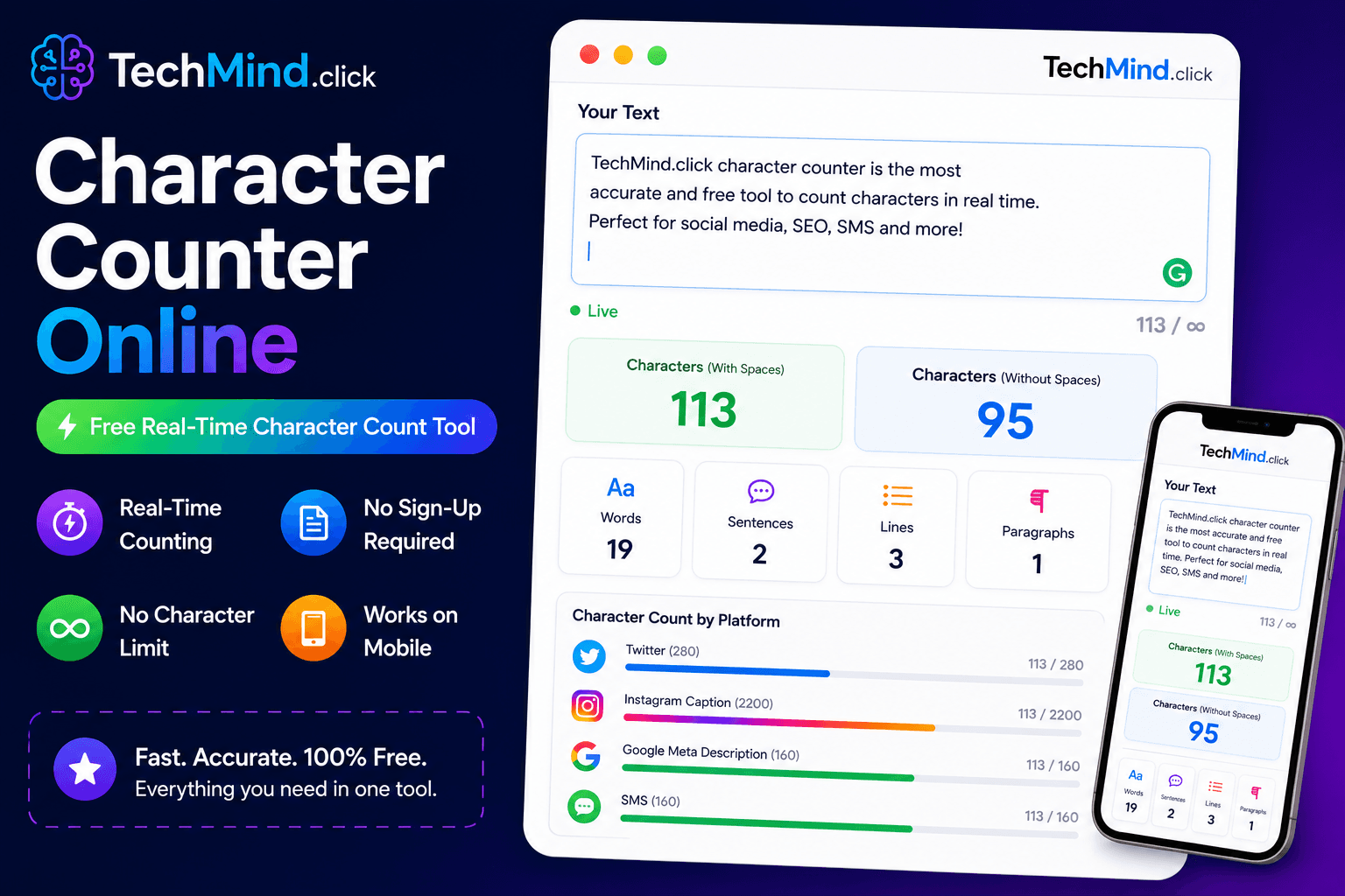 Character Counter Online - Free Real-Time Character Count Tool Character Counter Online - Free Real-Time Character Count Tool
